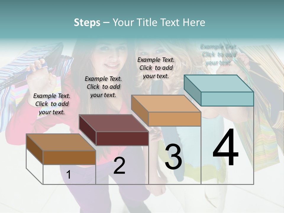 Hold Shopper Shop PowerPoint Template