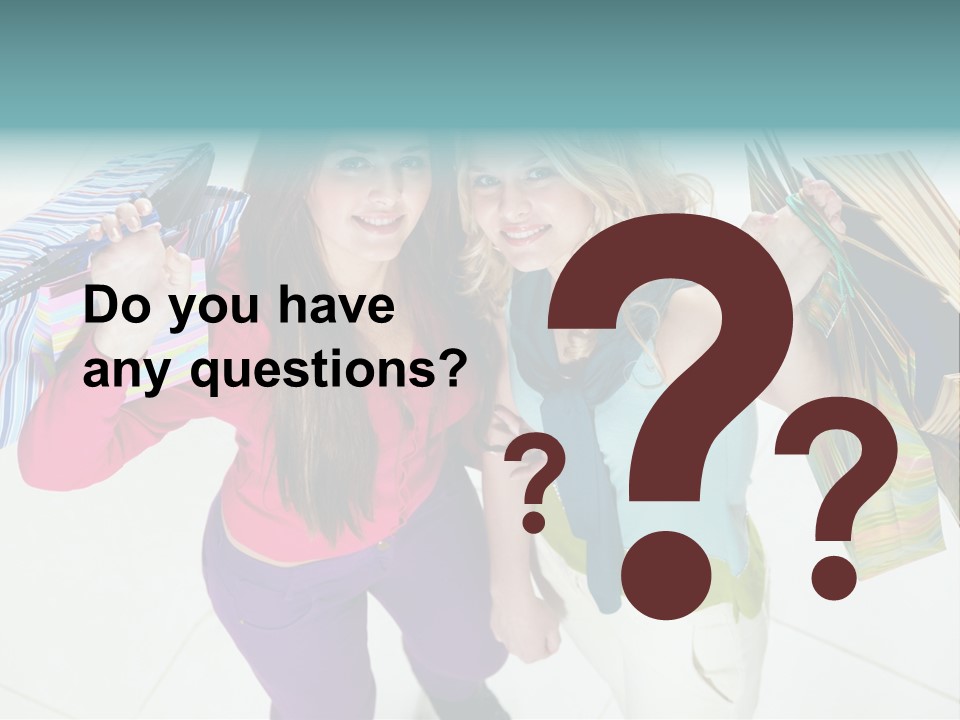 Hold Shopper Shop PowerPoint Template