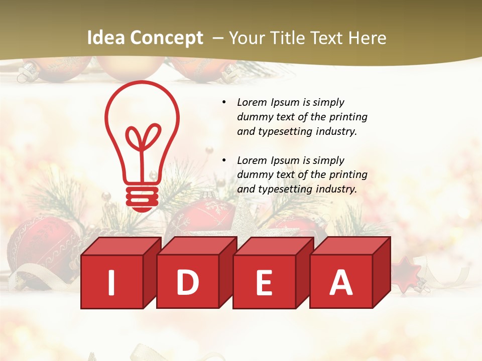 Closeup Celebrate Seasonal PowerPoint Template