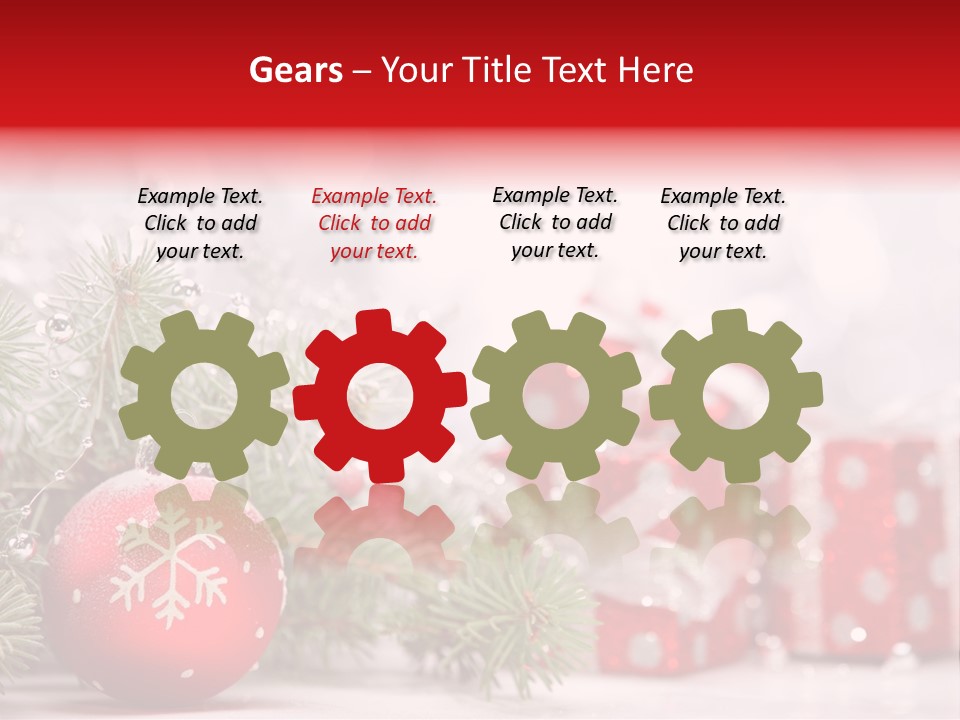 Green Backgrounds Decorate PowerPoint Template