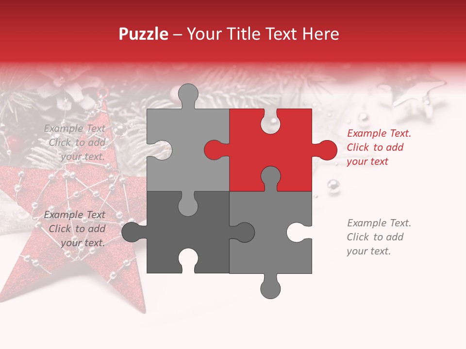 Tradition Ornament Xmas PowerPoint Template