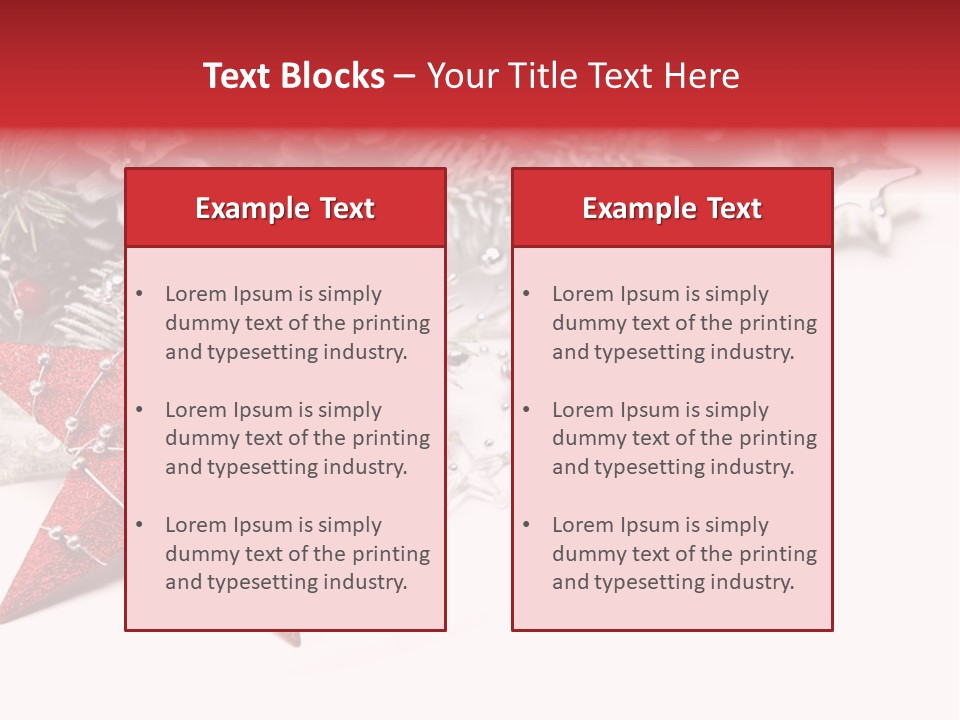 Tradition Ornament Xmas PowerPoint Template