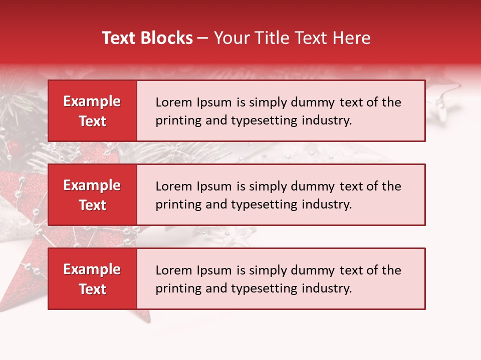 Tradition Ornament Xmas PowerPoint Template
