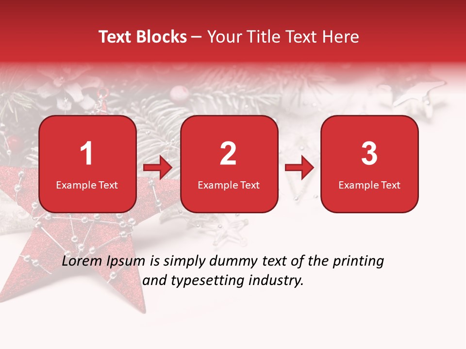 Tradition Ornament Xmas PowerPoint Template