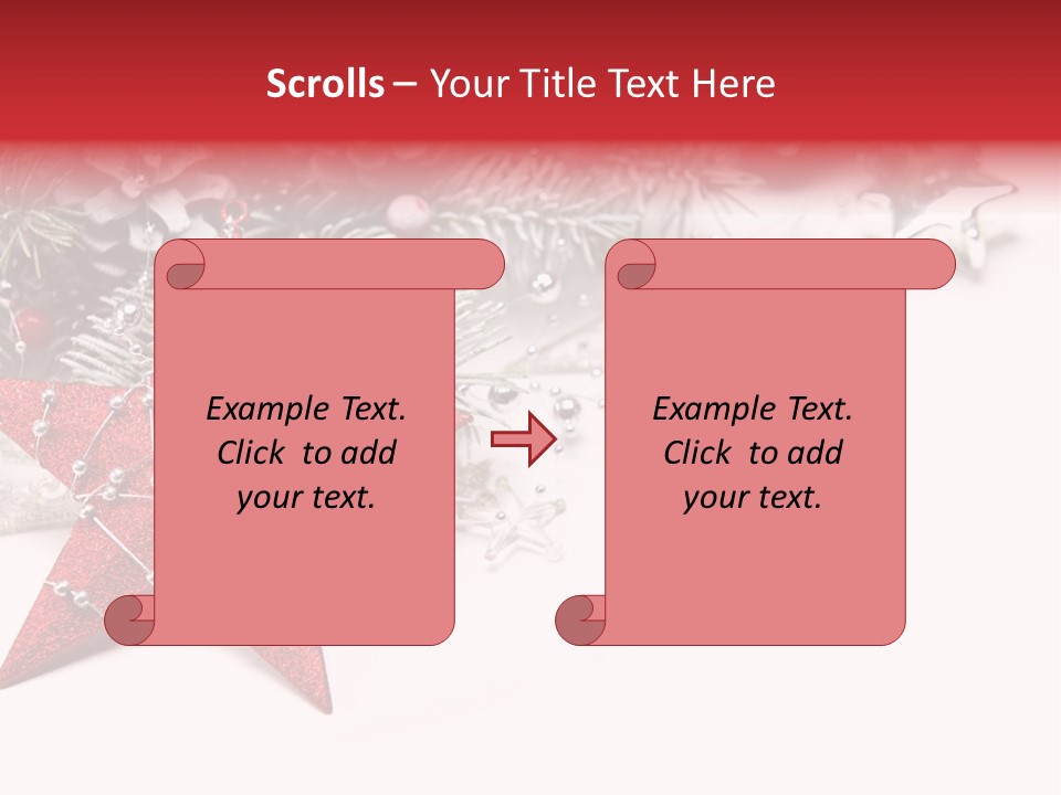 Tradition Ornament Xmas PowerPoint Template