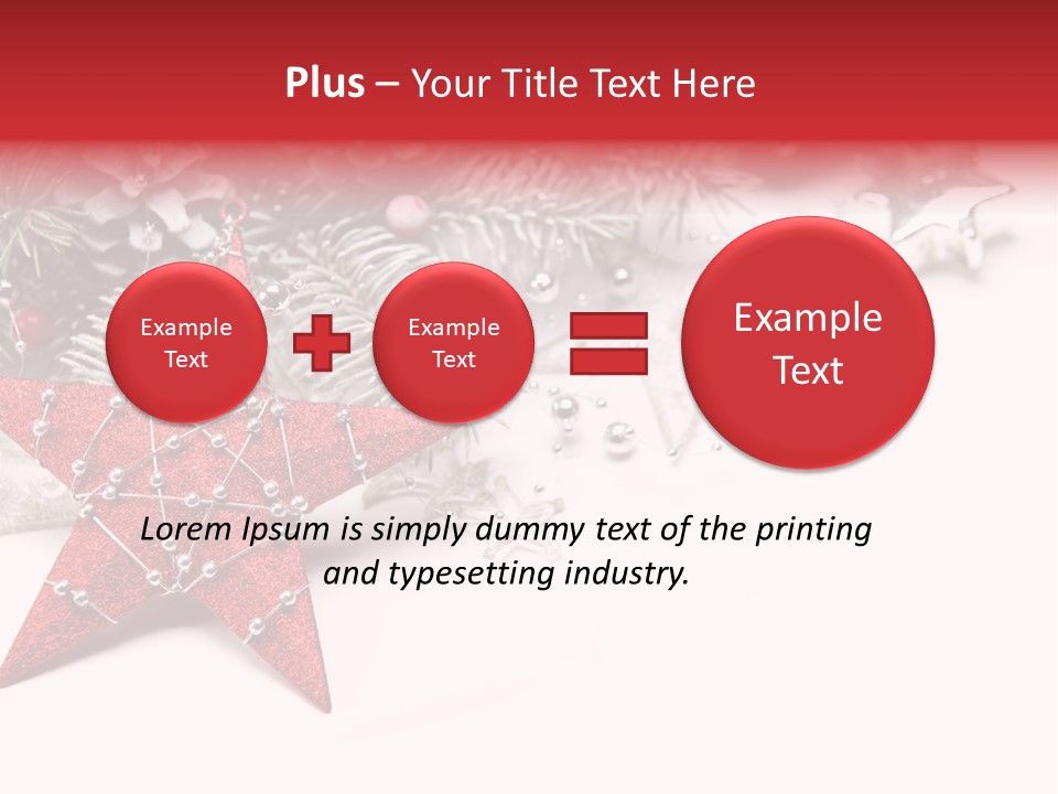 Tradition Ornament Xmas PowerPoint Template