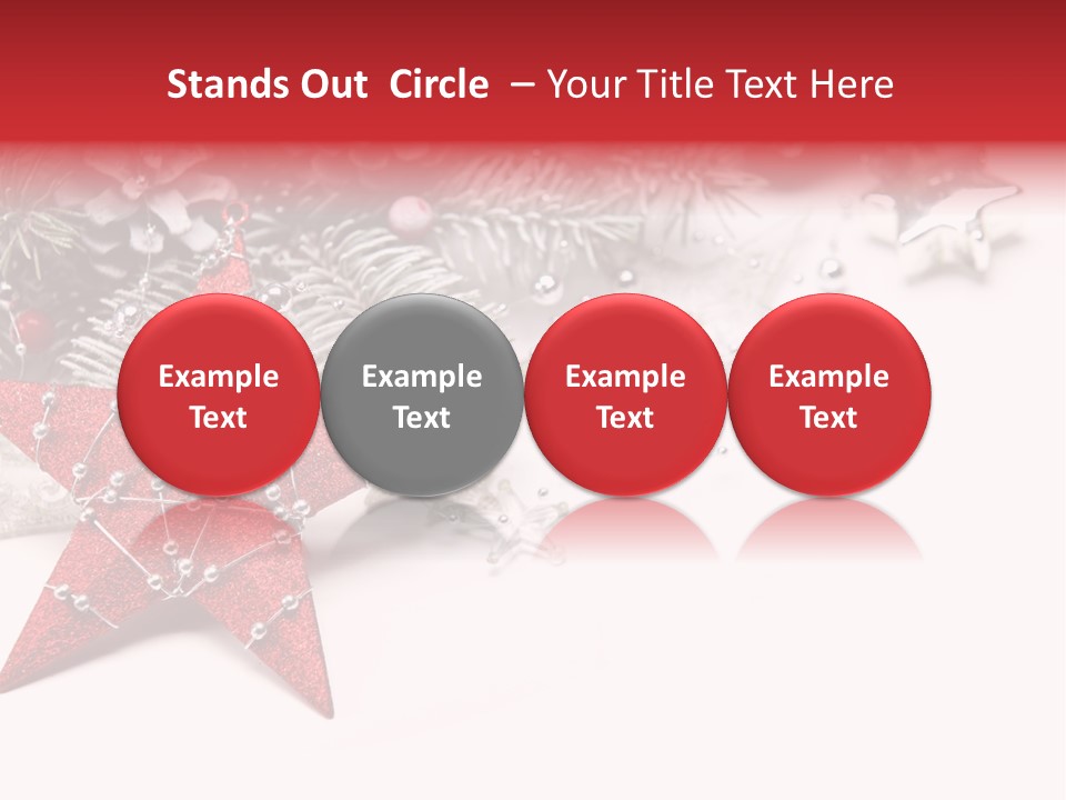 Tradition Ornament Xmas PowerPoint Template