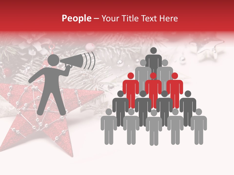 Tradition Ornament Xmas PowerPoint Template