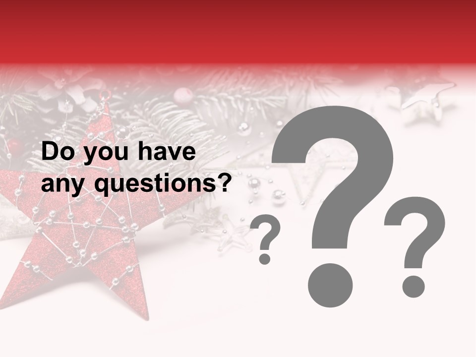 Tradition Ornament Xmas PowerPoint Template