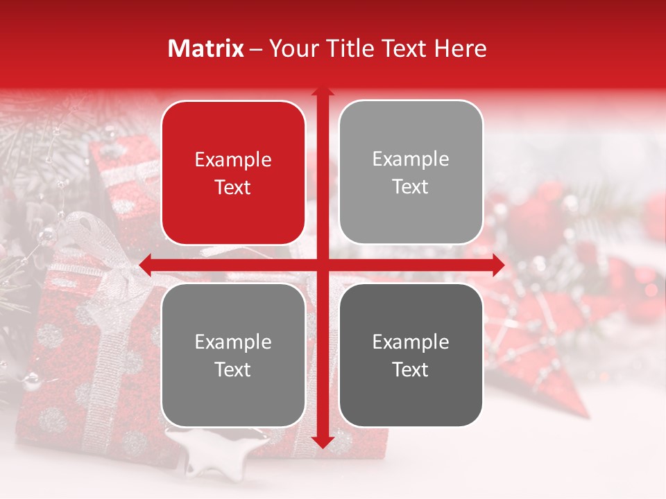 Background Fir December PowerPoint Template