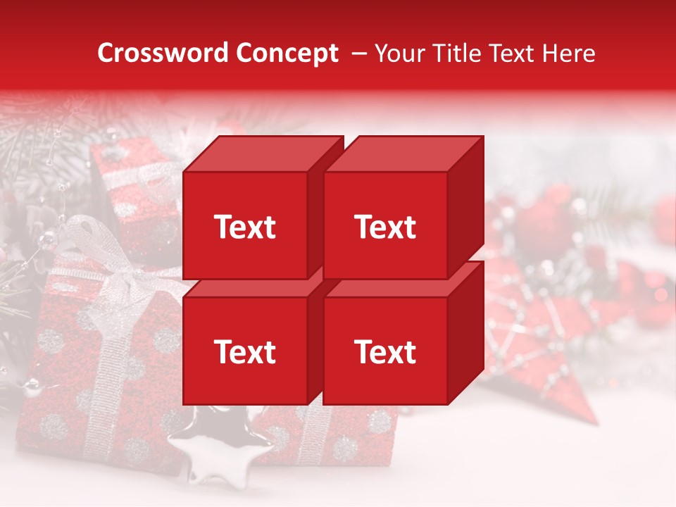 Background Fir December PowerPoint Template