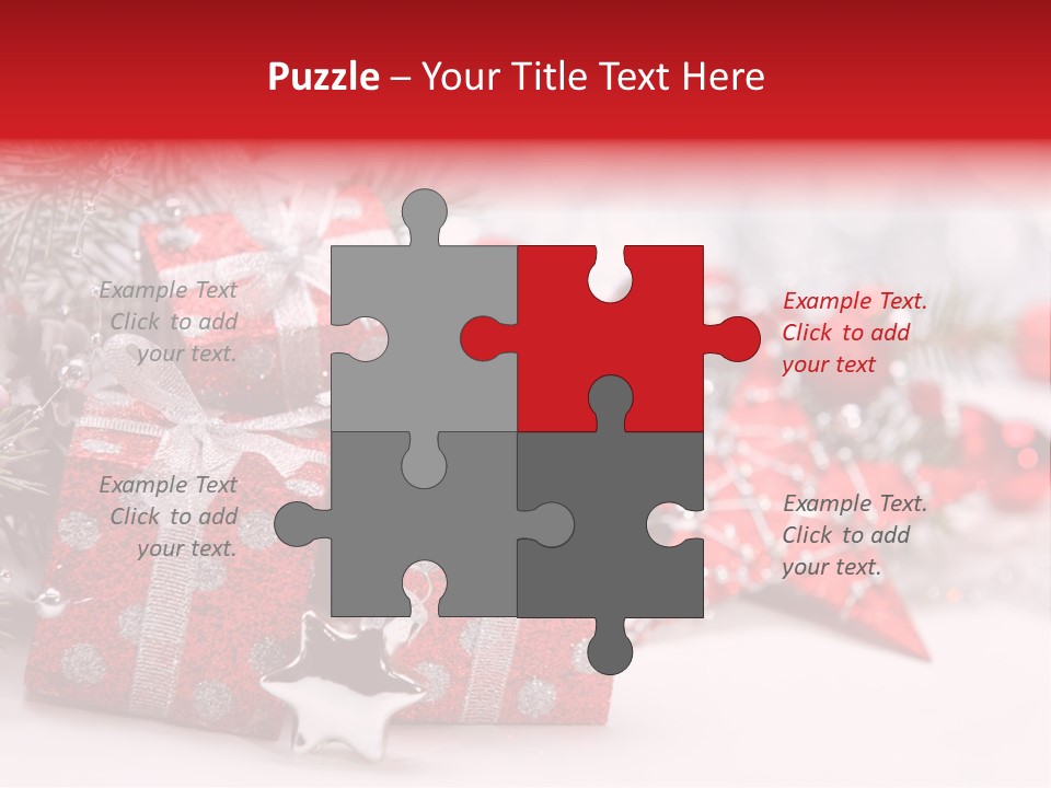 Background Fir December PowerPoint Template