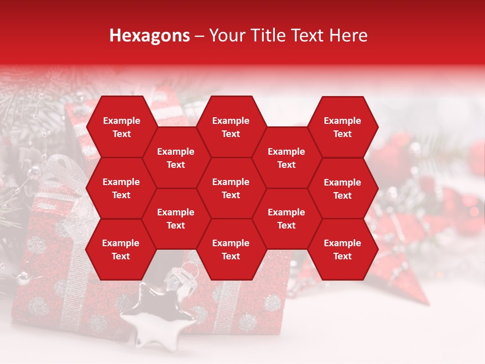 Background Fir December PowerPoint Template