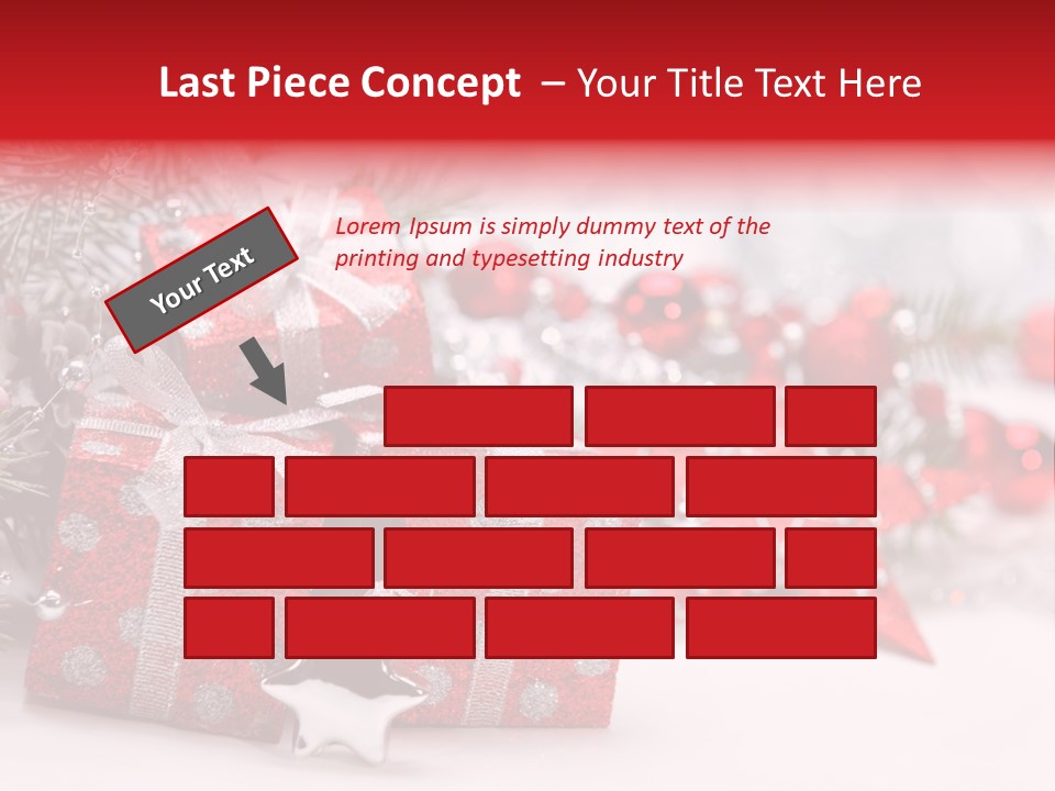 Background Fir December PowerPoint Template