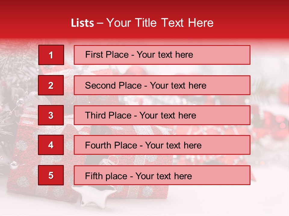 Background Fir December PowerPoint Template