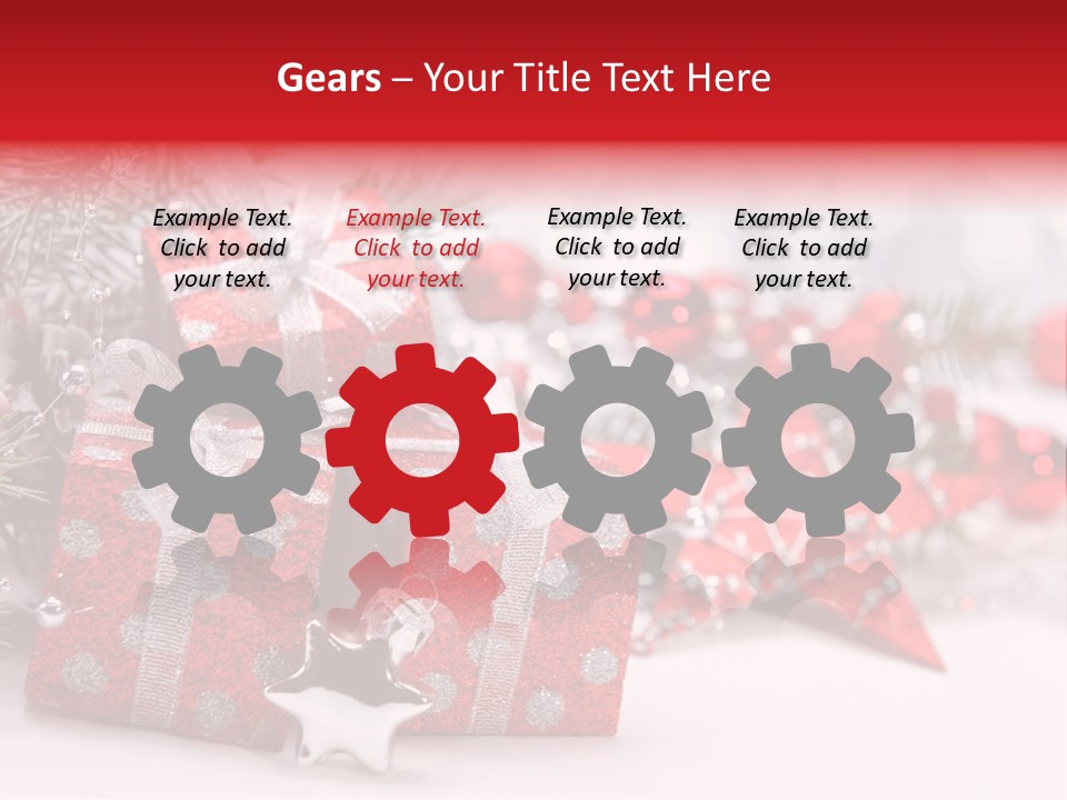 Background Fir December PowerPoint Template