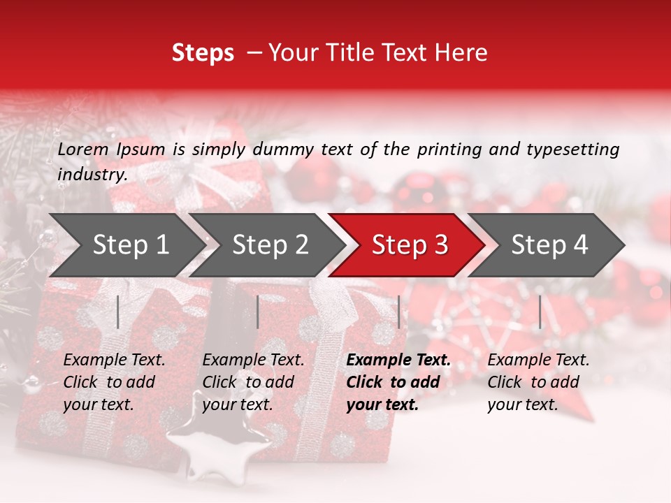 Background Fir December PowerPoint Template