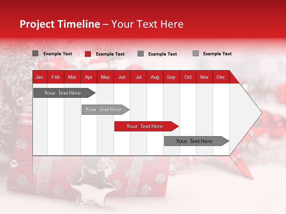 Background Fir December PowerPoint Template