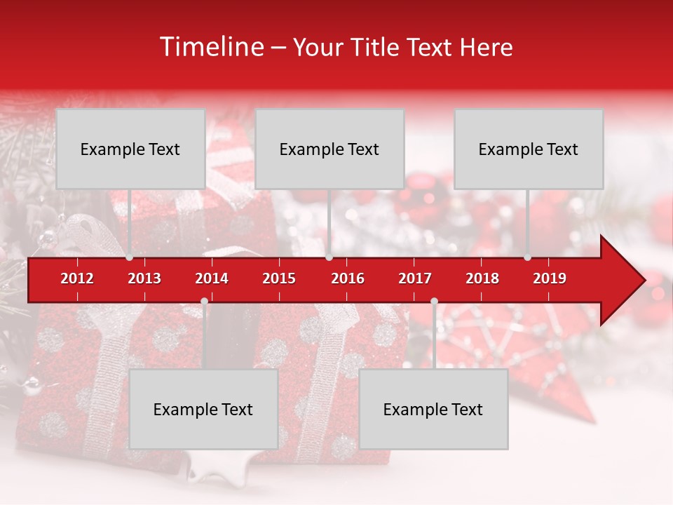 Background Fir December PowerPoint Template