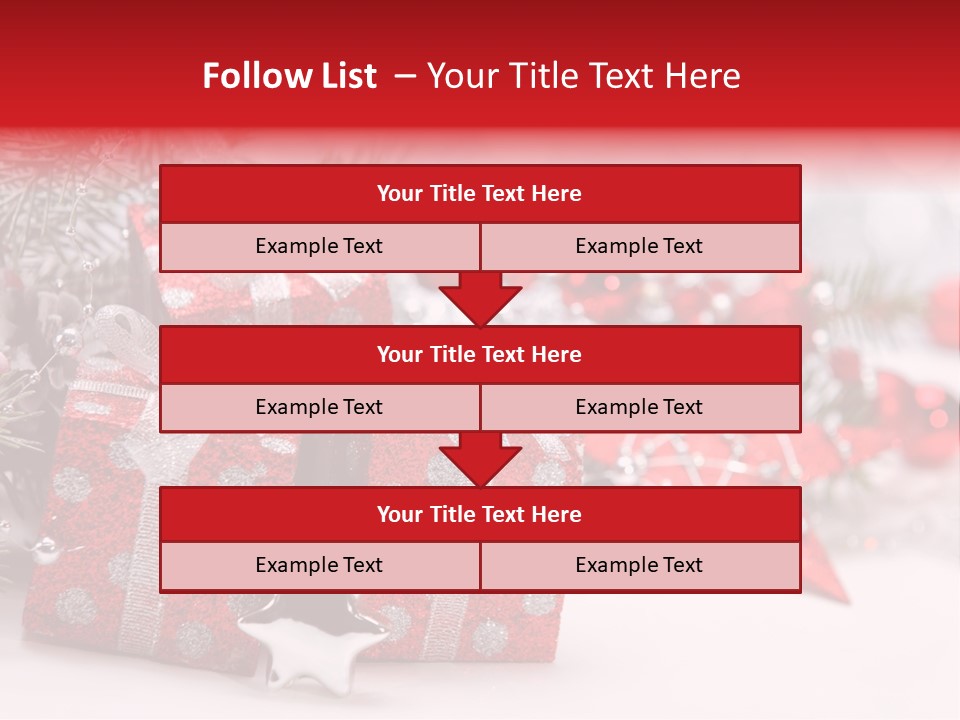 Background Fir December PowerPoint Template