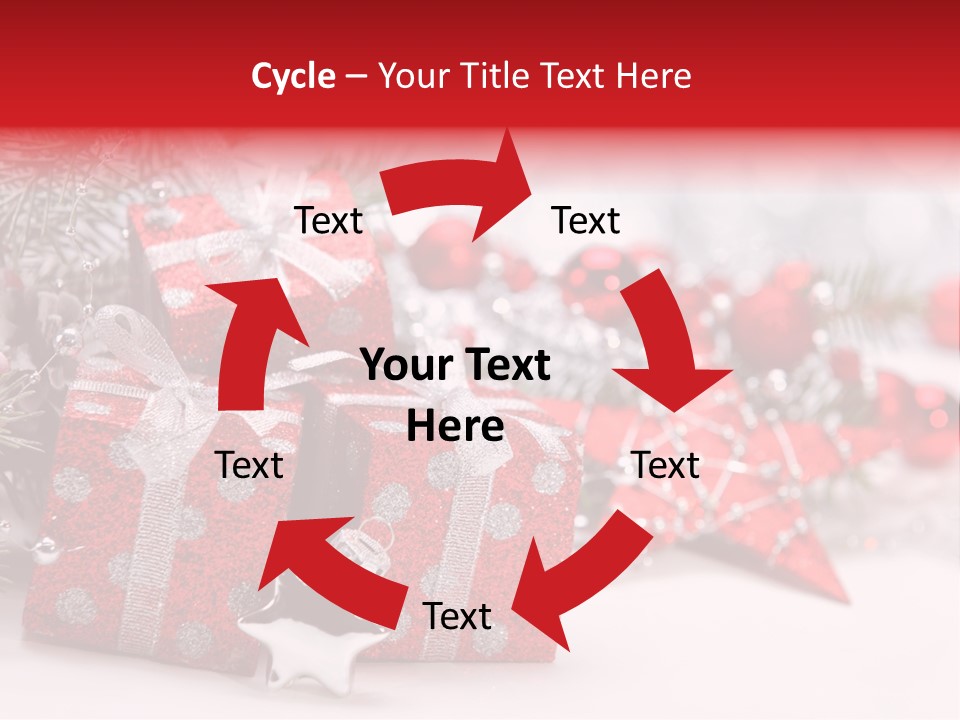 Background Fir December PowerPoint Template