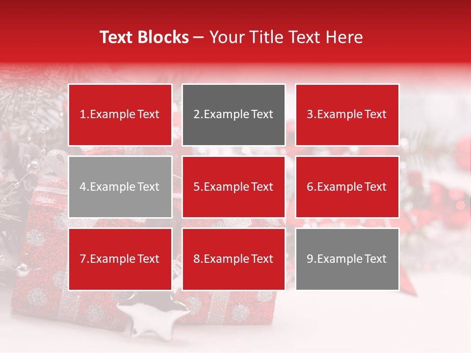 Background Fir December PowerPoint Template