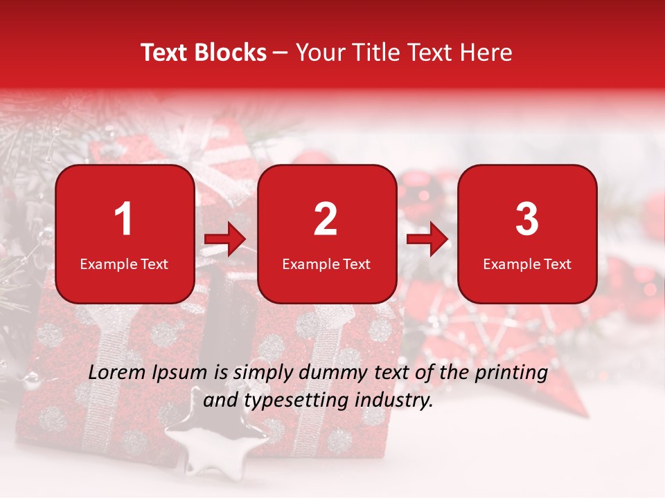 Background Fir December PowerPoint Template