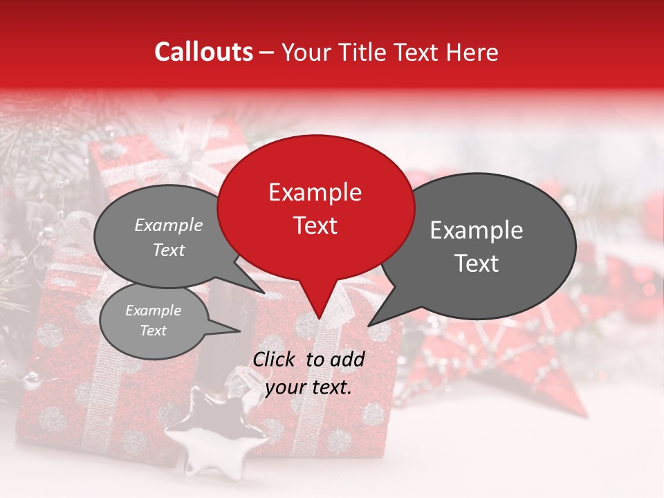 Background Fir December PowerPoint Template