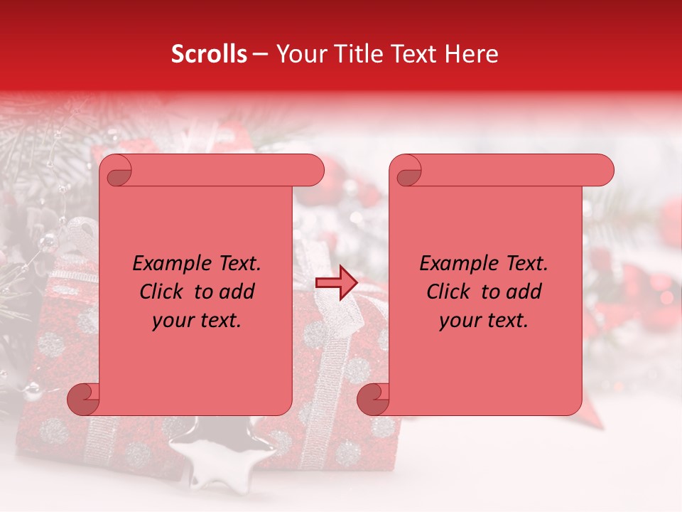 Background Fir December PowerPoint Template