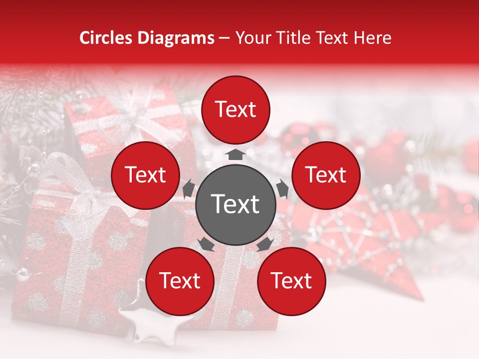 Background Fir December PowerPoint Template