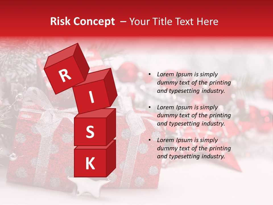 Background Fir December PowerPoint Template