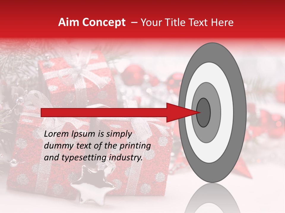 Background Fir December PowerPoint Template