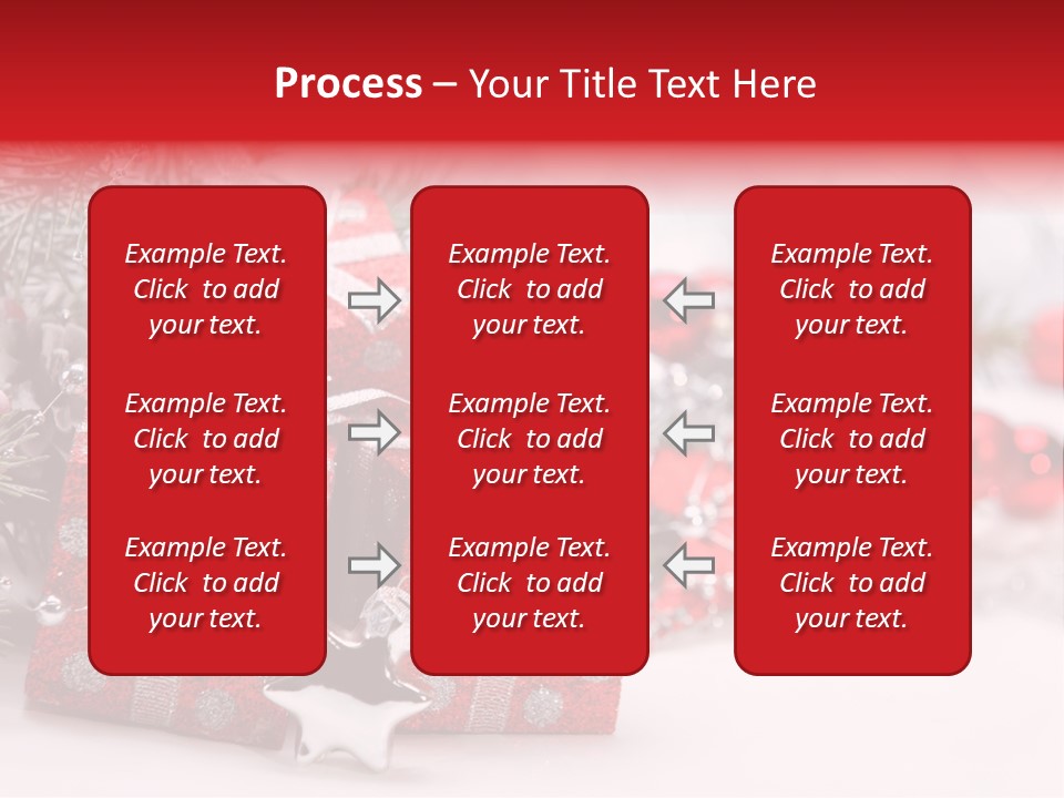 Background Fir December PowerPoint Template