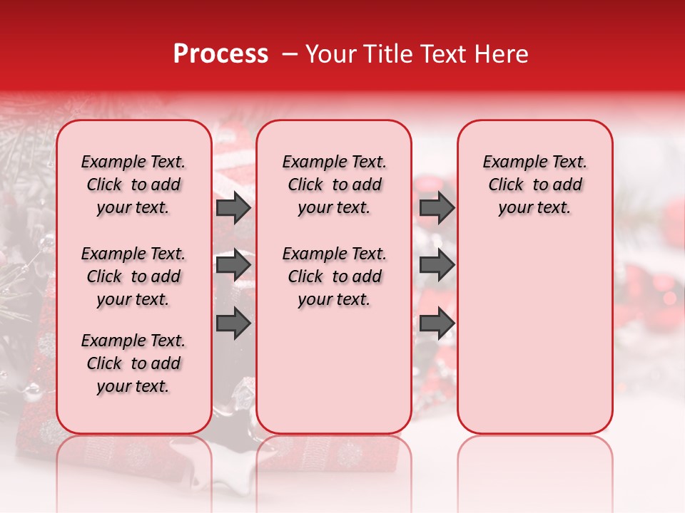Background Fir December PowerPoint Template