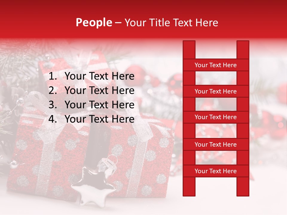 Background Fir December PowerPoint Template