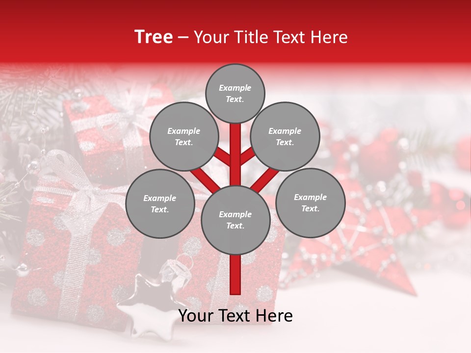 Background Fir December PowerPoint Template