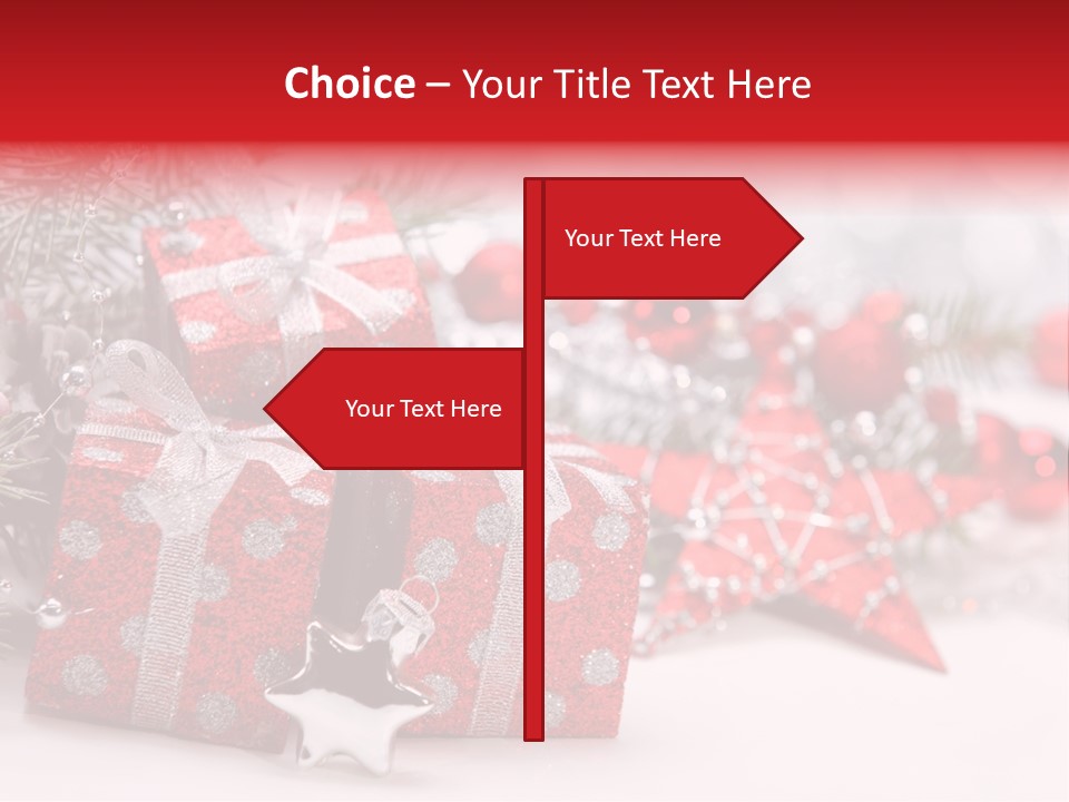Background Fir December PowerPoint Template