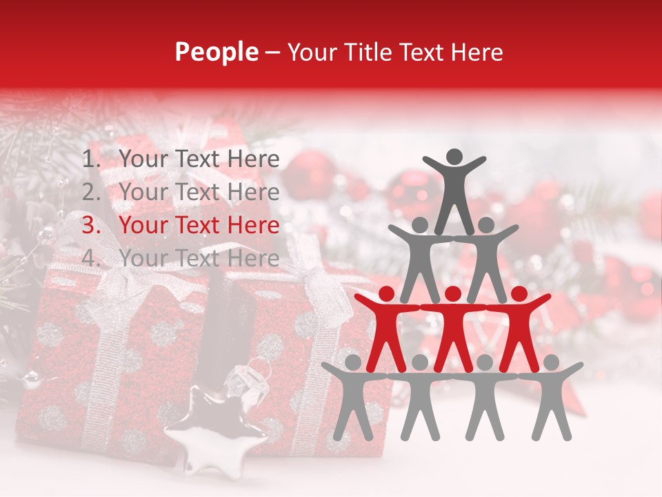 Background Fir December PowerPoint Template