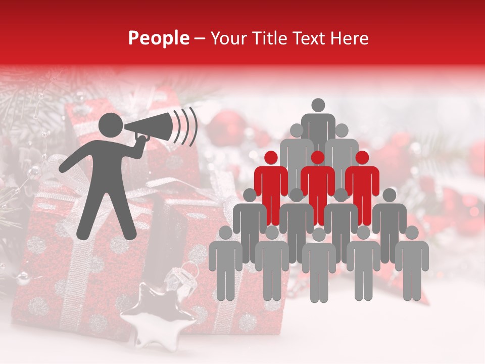 Background Fir December PowerPoint Template