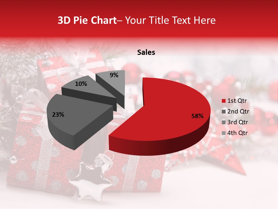 Background Fir December PowerPoint Template