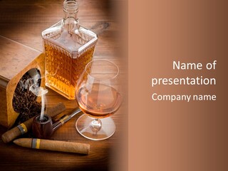 Bourbon Scotch Taste PowerPoint Template