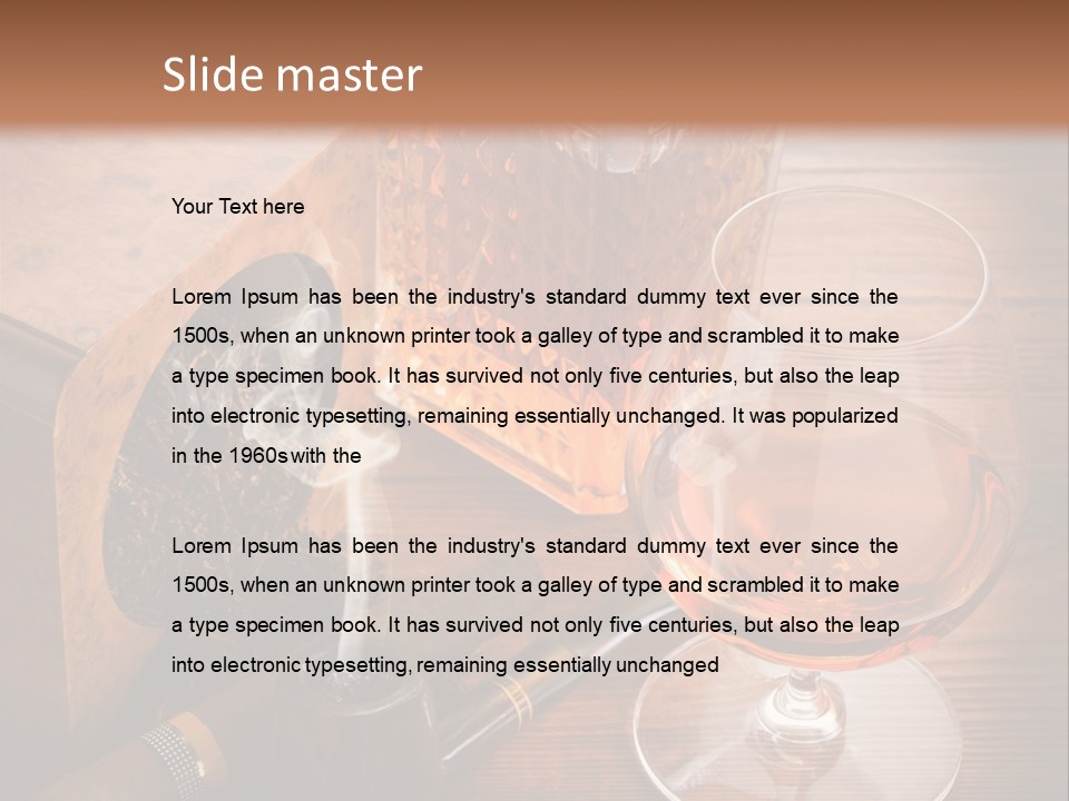 Bourbon Scotch Taste PowerPoint Template