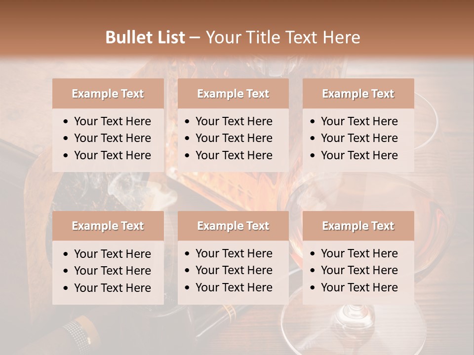 Bourbon Scotch Taste PowerPoint Template