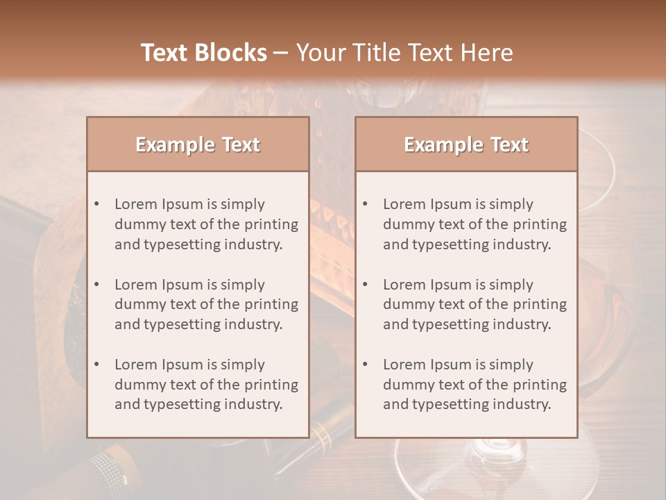 Bourbon Scotch Taste PowerPoint Template
