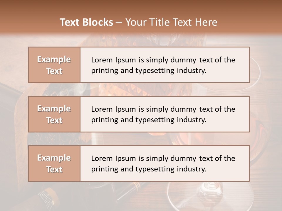 Bourbon Scotch Taste PowerPoint Template