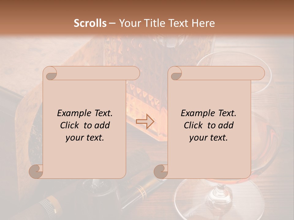 Bourbon Scotch Taste PowerPoint Template