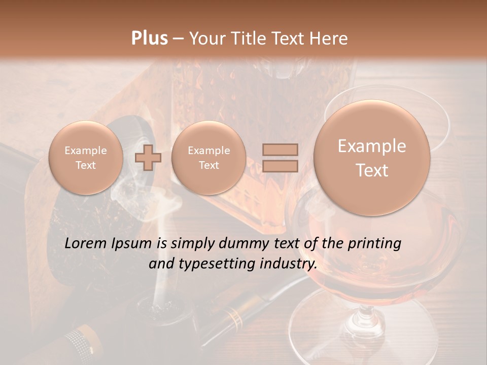 Bourbon Scotch Taste PowerPoint Template