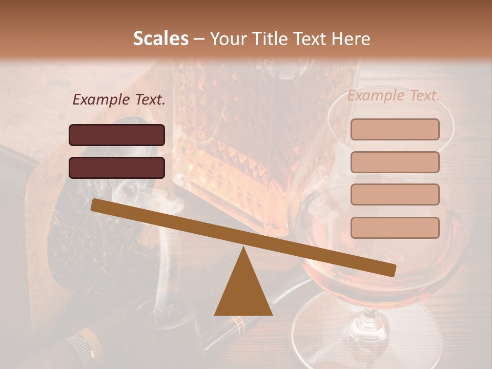 Bourbon Scotch Taste PowerPoint Template