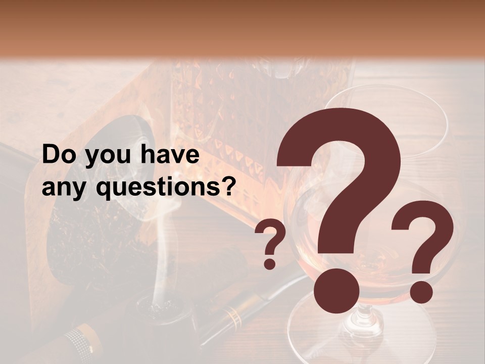 Bourbon Scotch Taste PowerPoint Template