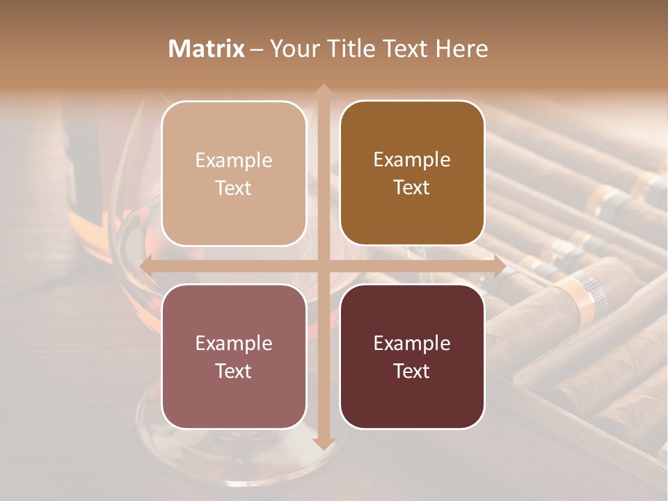 Scotch Brandy Reflection PowerPoint Template